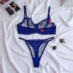 Lacivert Büyük Beden Sütyen Takımı