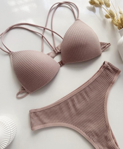 FİTİLLİ VİZON DESTEKLİ SÜTYEN TAKIM